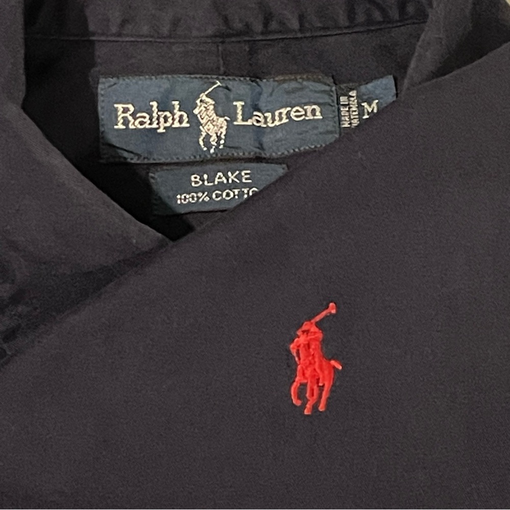 Polo Ralph Lauren Men’s M (XL) Long Sleeve Button Down Oxford Shirt Blue Blake